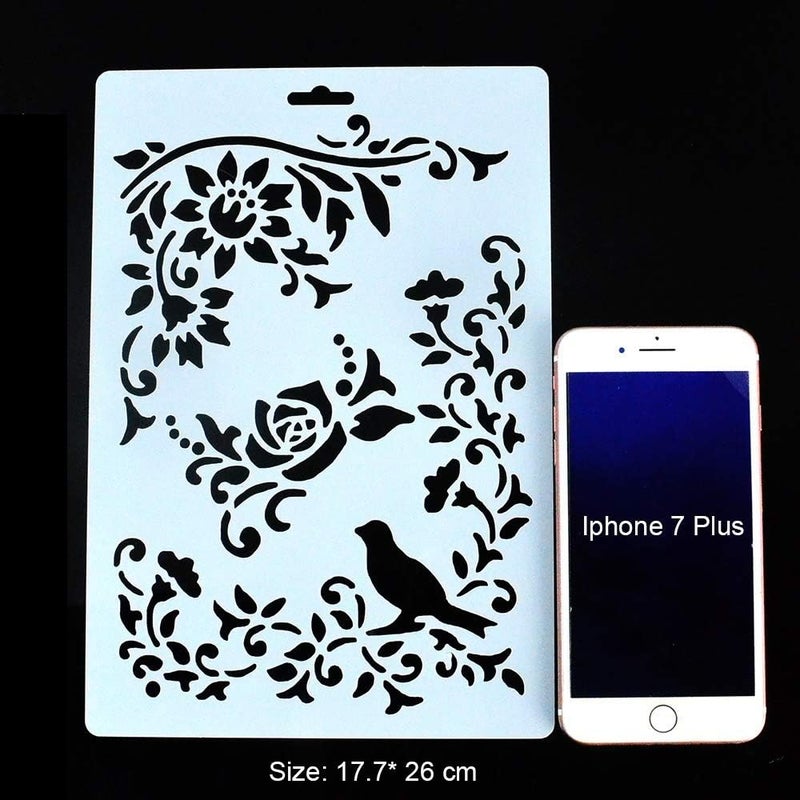 SLGIFT DIY Decorative Stencil Template for Painting on Walls Furniture Crafts (Butterfly) - Image 5